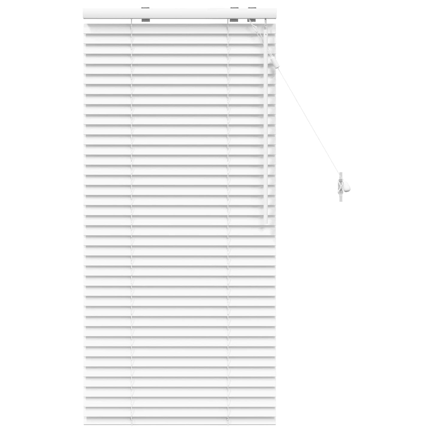 Venetiansk persienne Hvit 60 x 130 cm 35 mm
