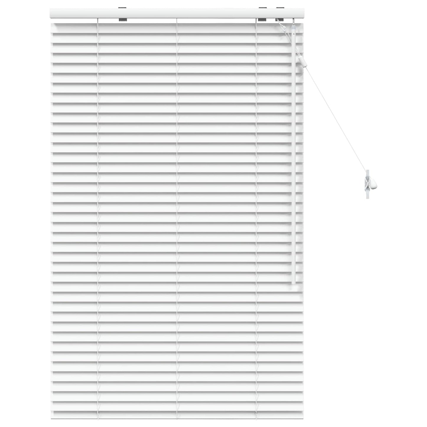 Venetiansk persienne Hvit 95 x 130 cm 35 mm