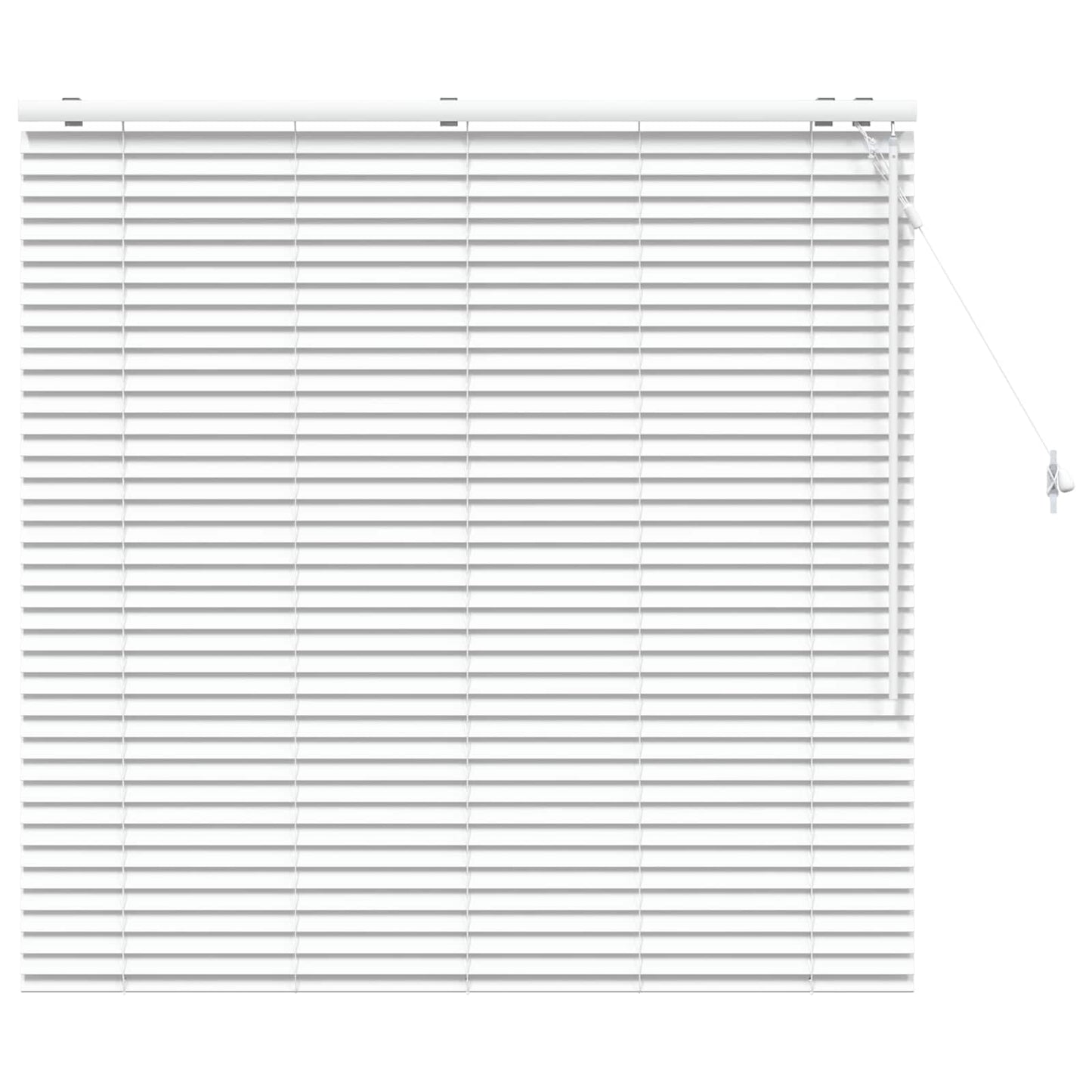 Venetiansk persienne Hvit 130 x 130 cm 35 mm