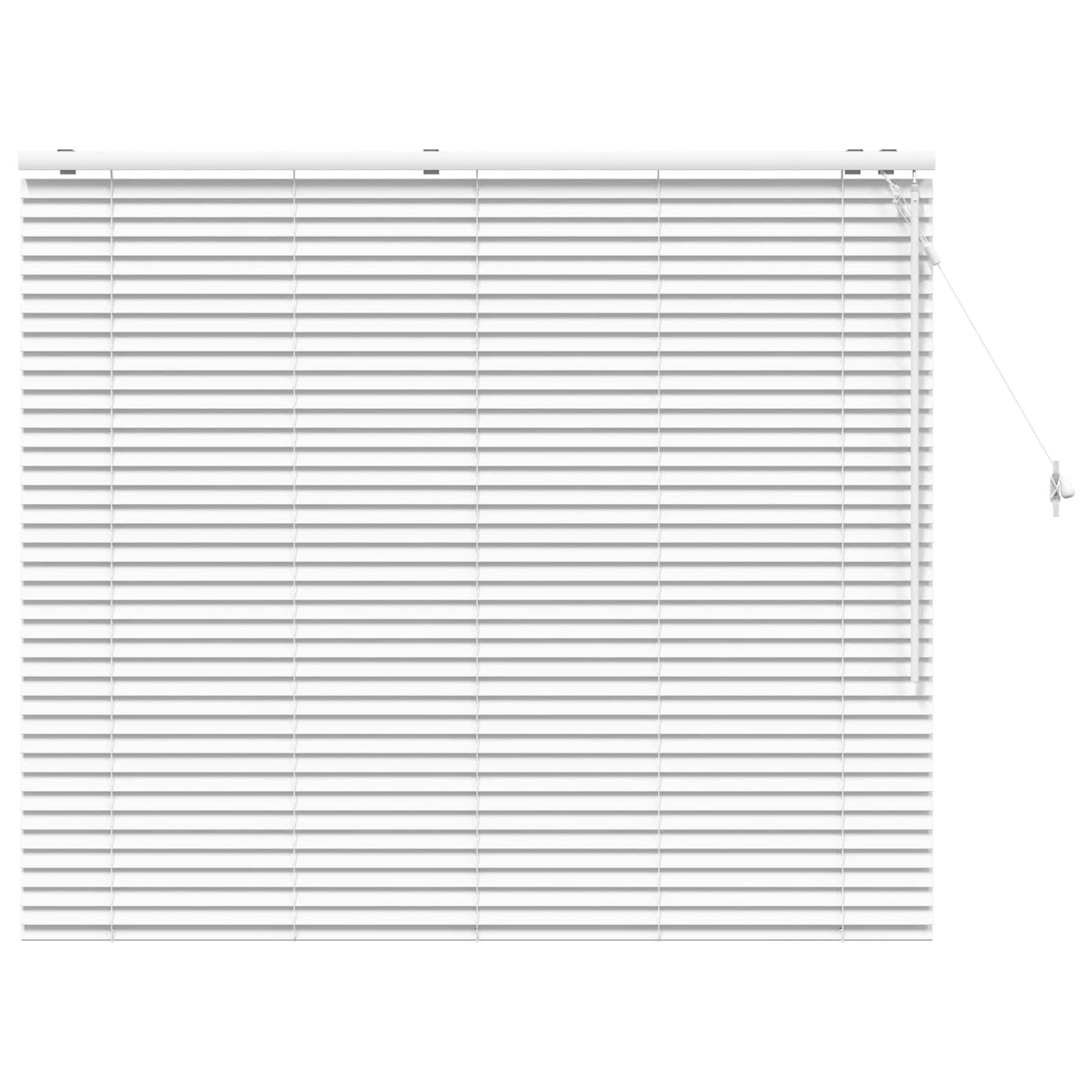 Venetiansk persienne Hvit 160 x 130 cm 35 mm