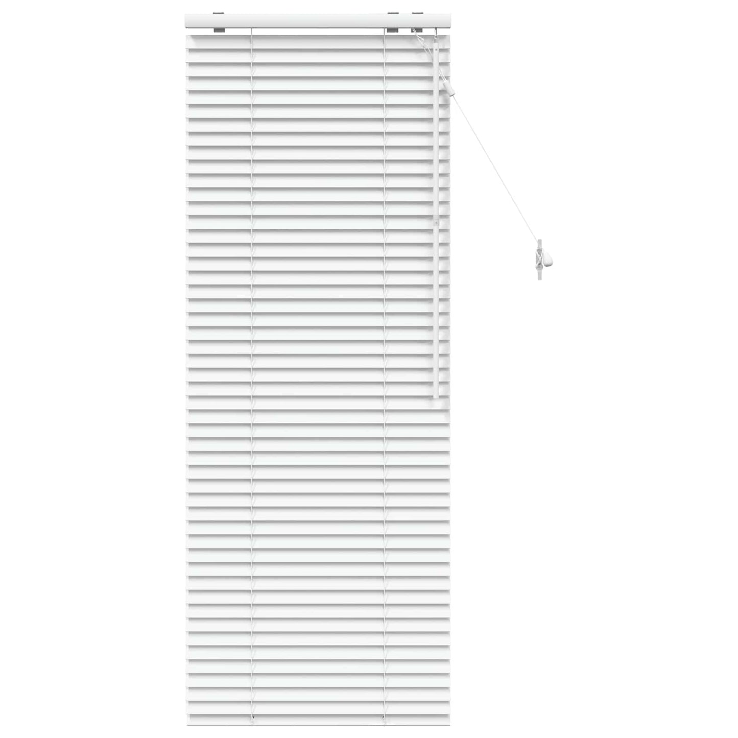 Venetiansk persienne Hvit 55 x 160 cm 35 mm