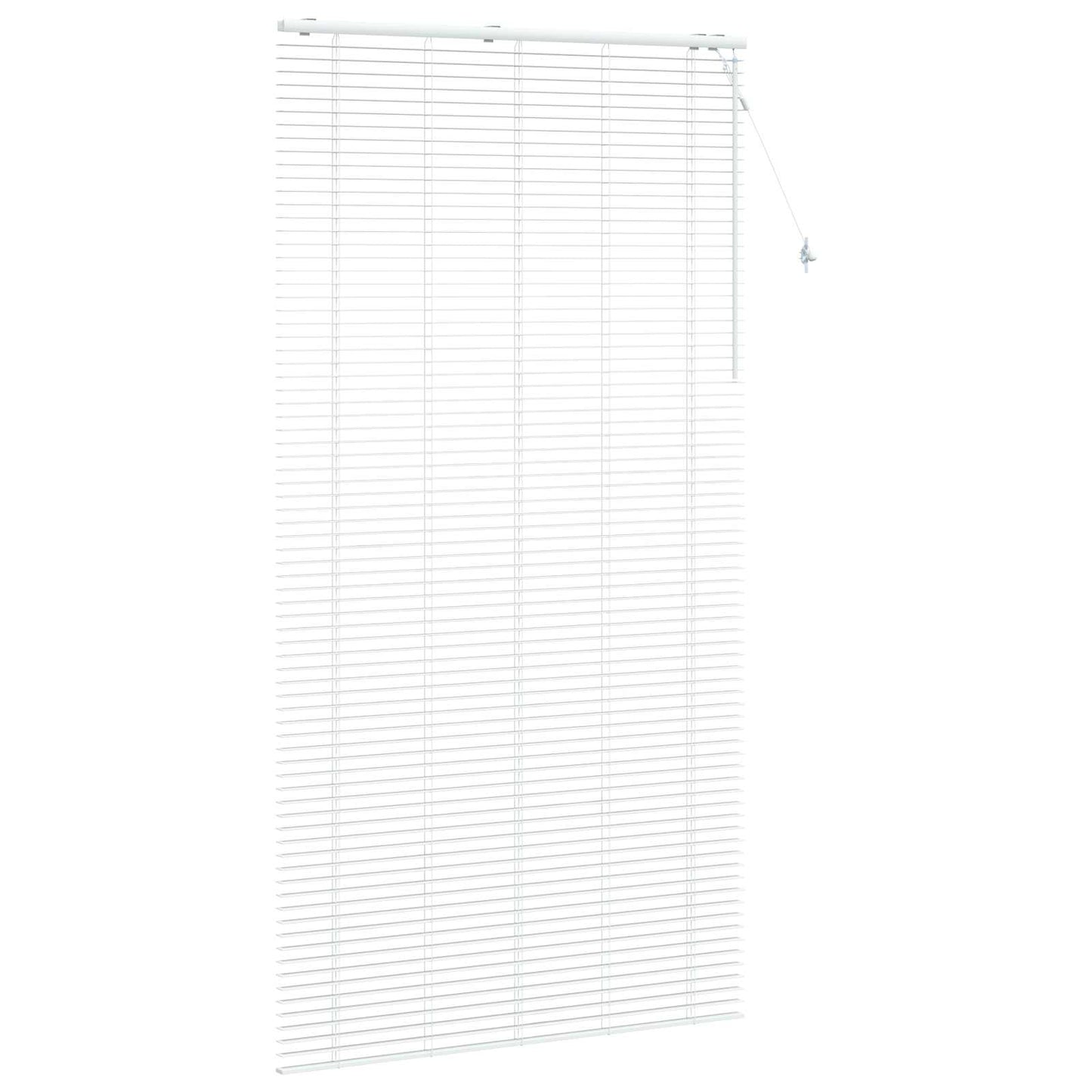 Venetiansk persienne Hvit 125 x 250 cm 35 mm