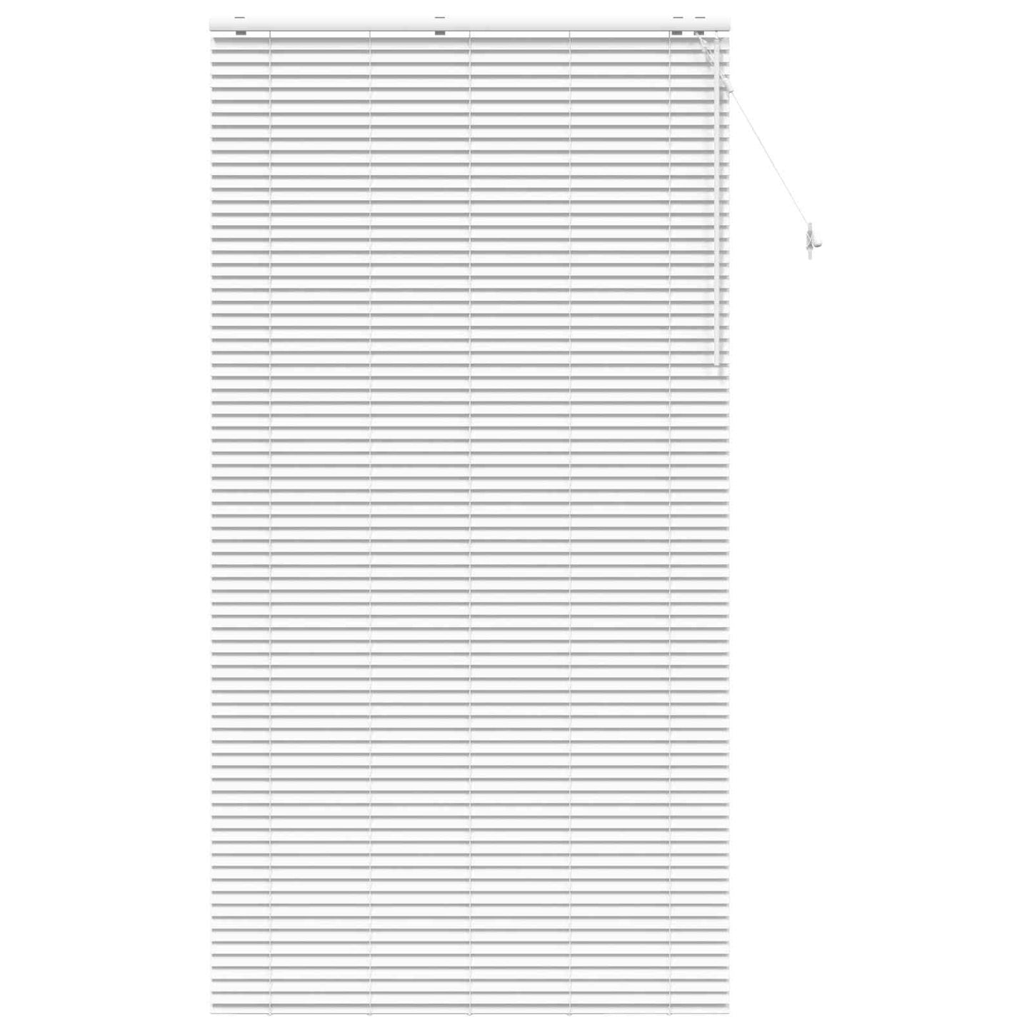 Venetiansk persienne Hvit 125 x 250 cm 35 mm