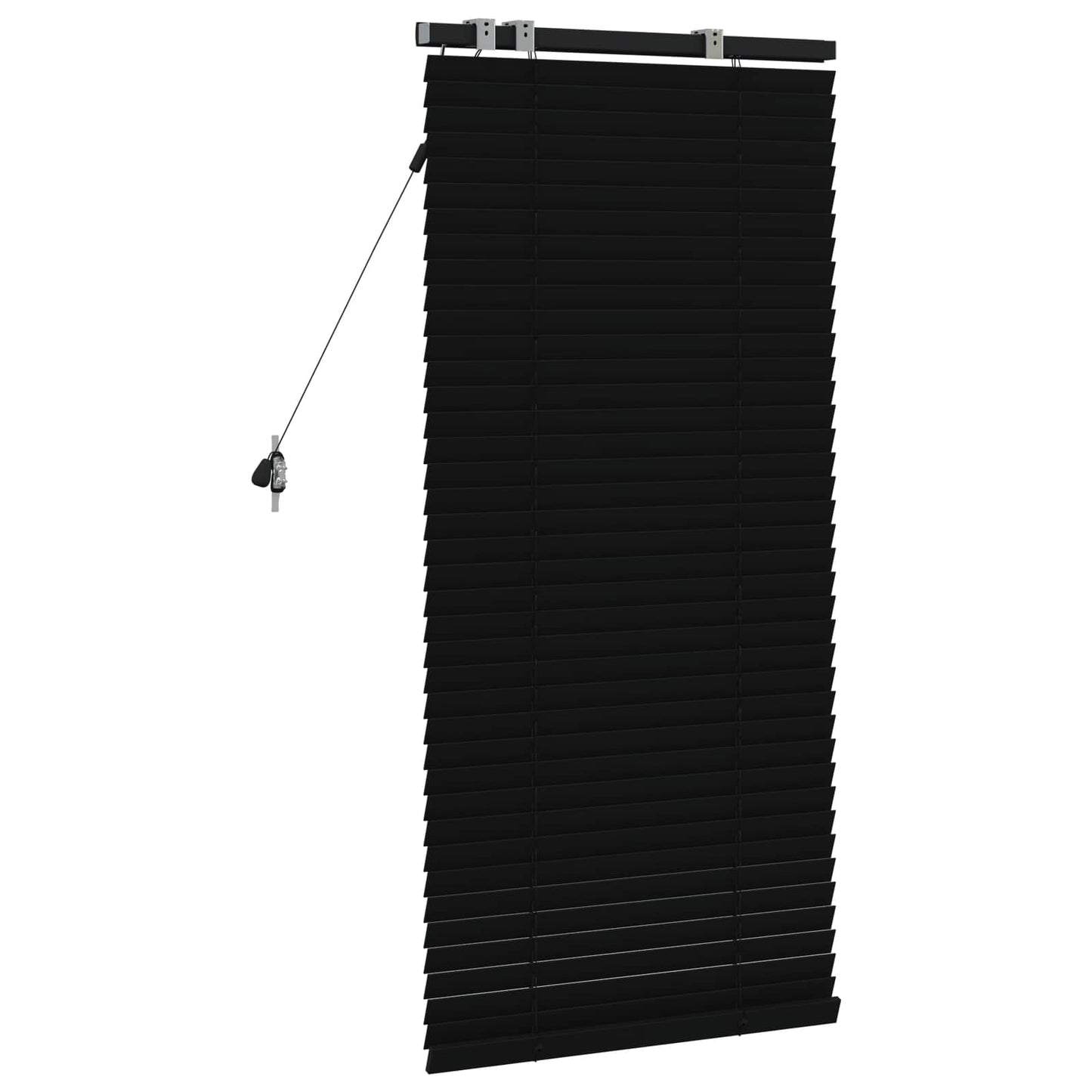 Venetiansk persienne Svart 55 x 130 cm 35 mm
