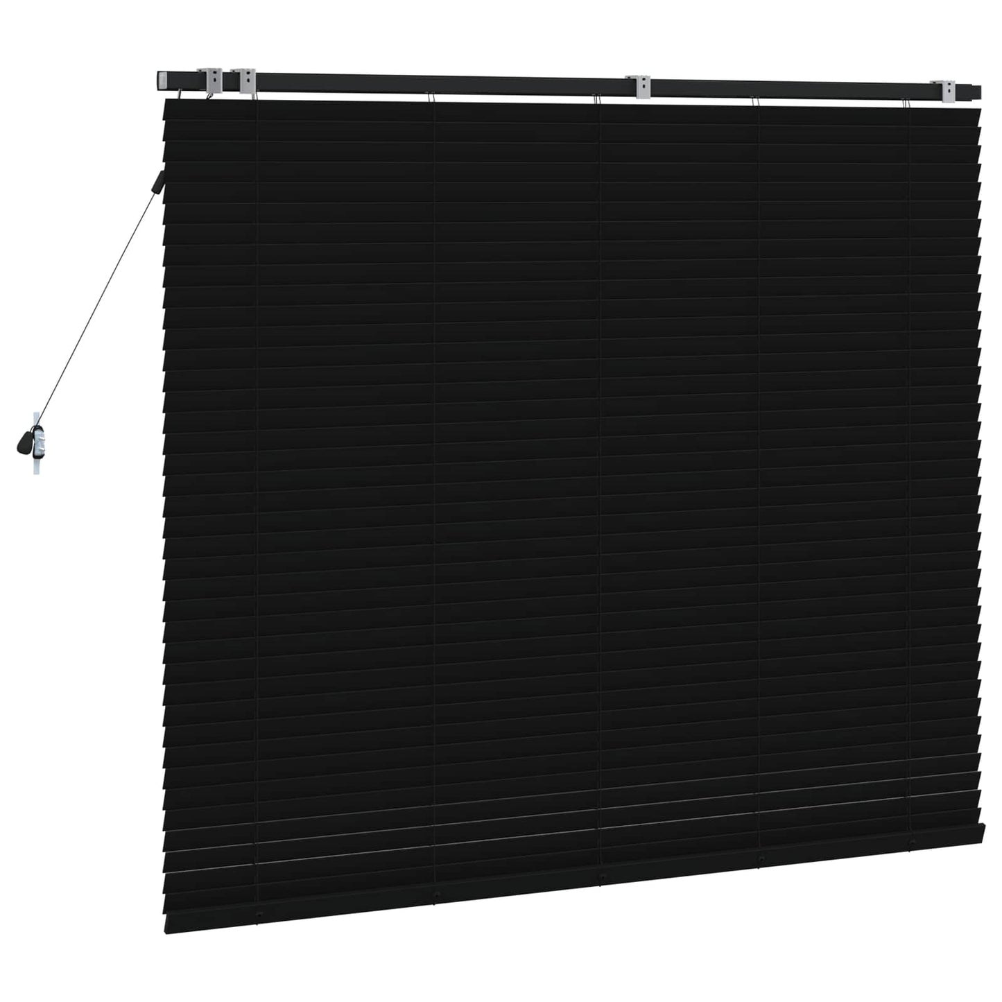 Venetiansk persienne Svart 125 x 130 cm 35 mm