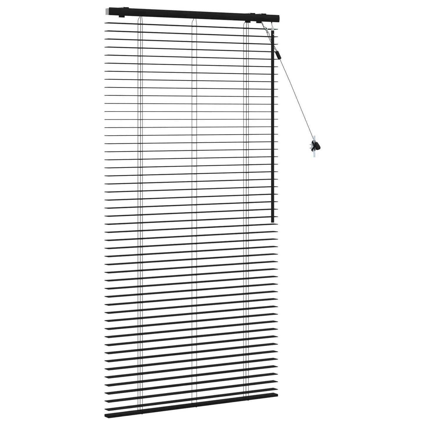 Venetiansk persienne Svart 80 x 160 cm 35 mm