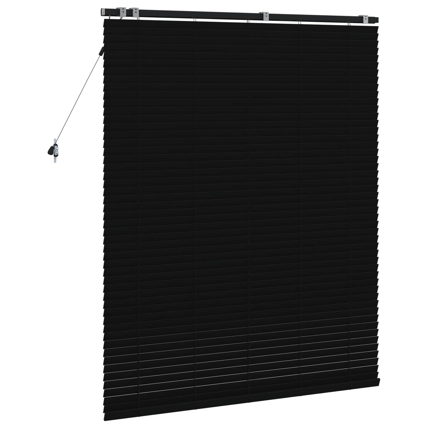Venetiansk persienne Svart 130 x 160 cm 35 mm