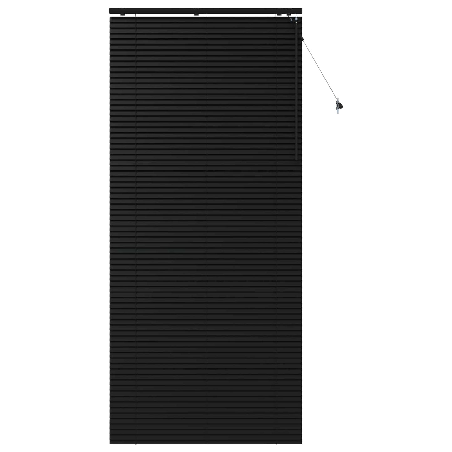 Venetiansk persienne Svart 100 x 250 cm 35 mm