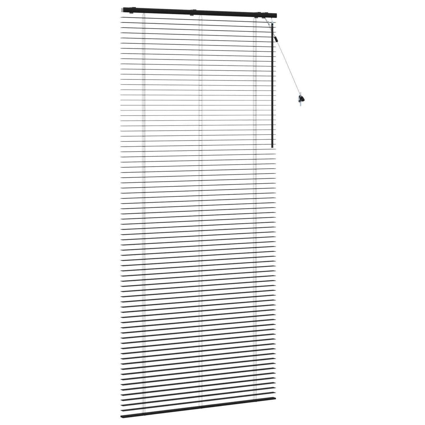 Venetiansk persienne Svart 105 x 250 cm 35 mm