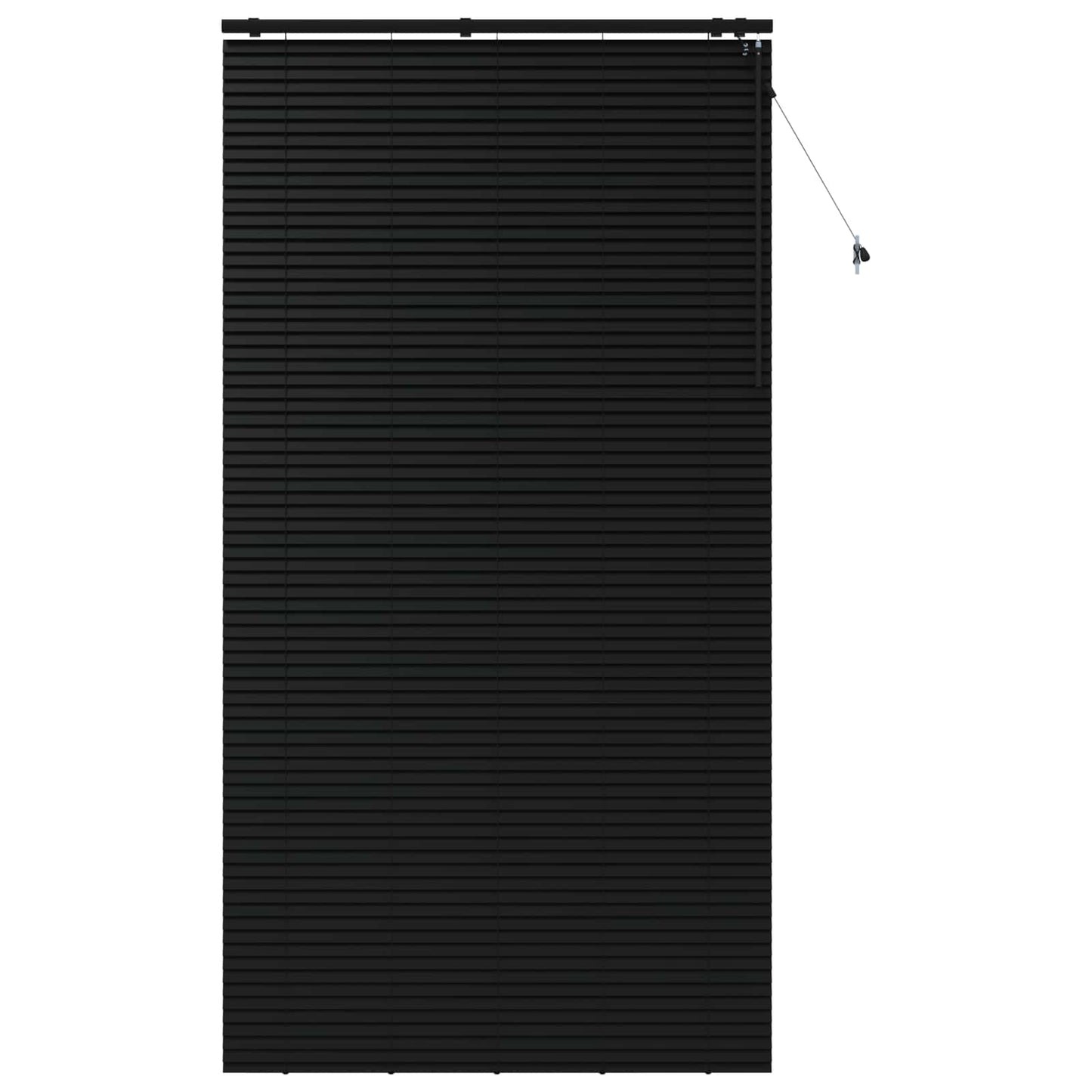 Venetiansk persienne Svart 135 x 250 cm 35 mm