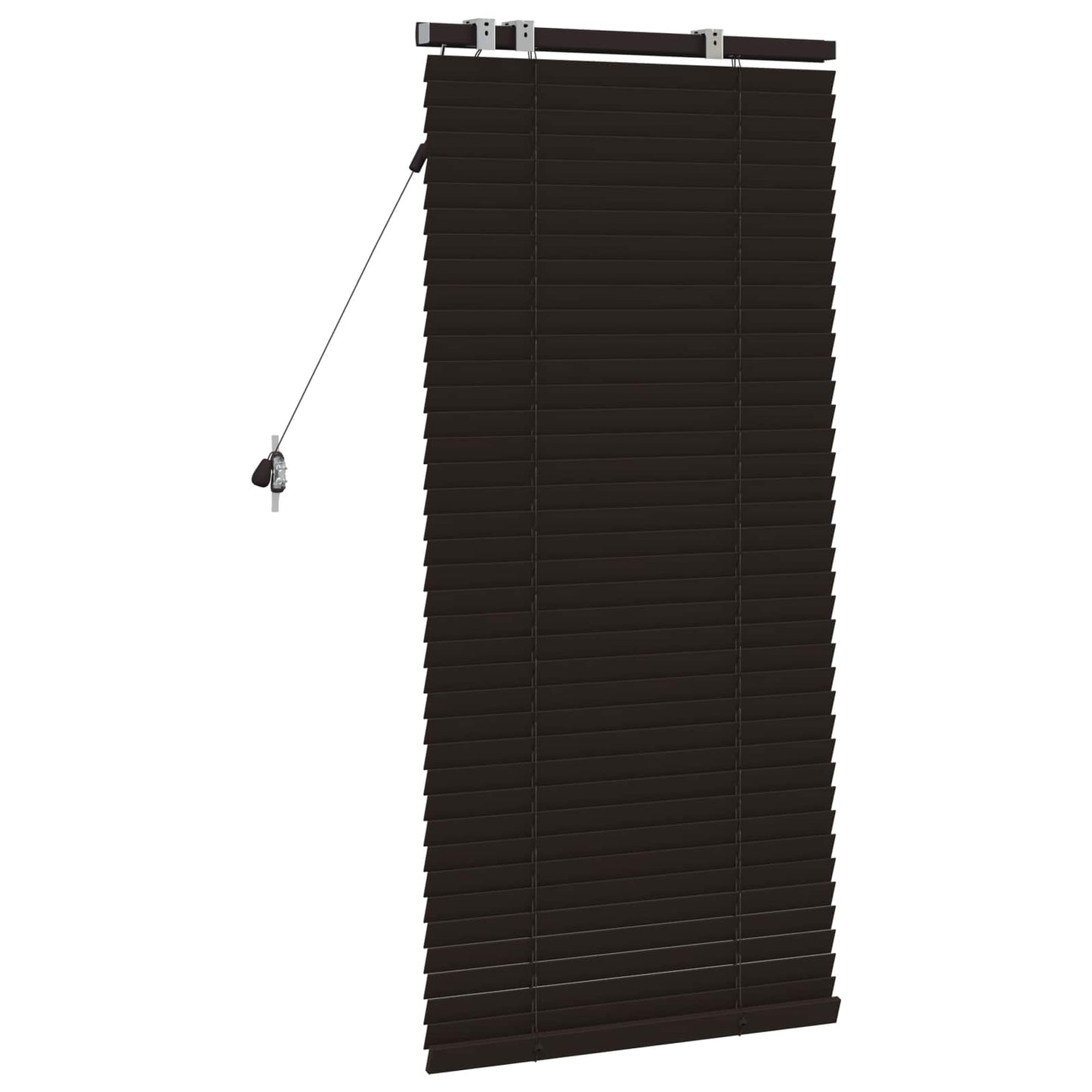 Venetiansk persienne Mørk brun 55 x 130 cm 35 mm
