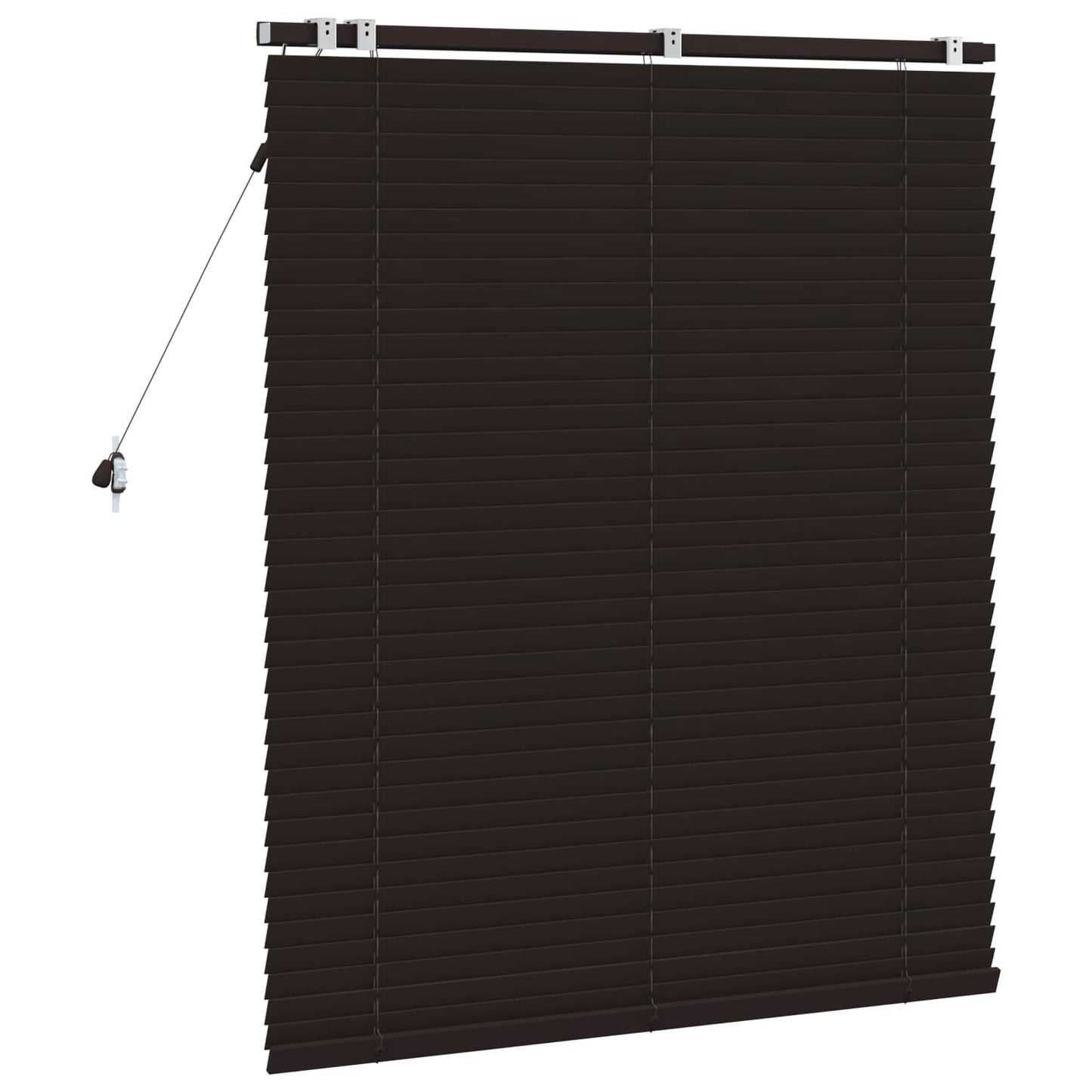 Venetiansk persienne Mørk brun 115 x 130 cm 35 mm