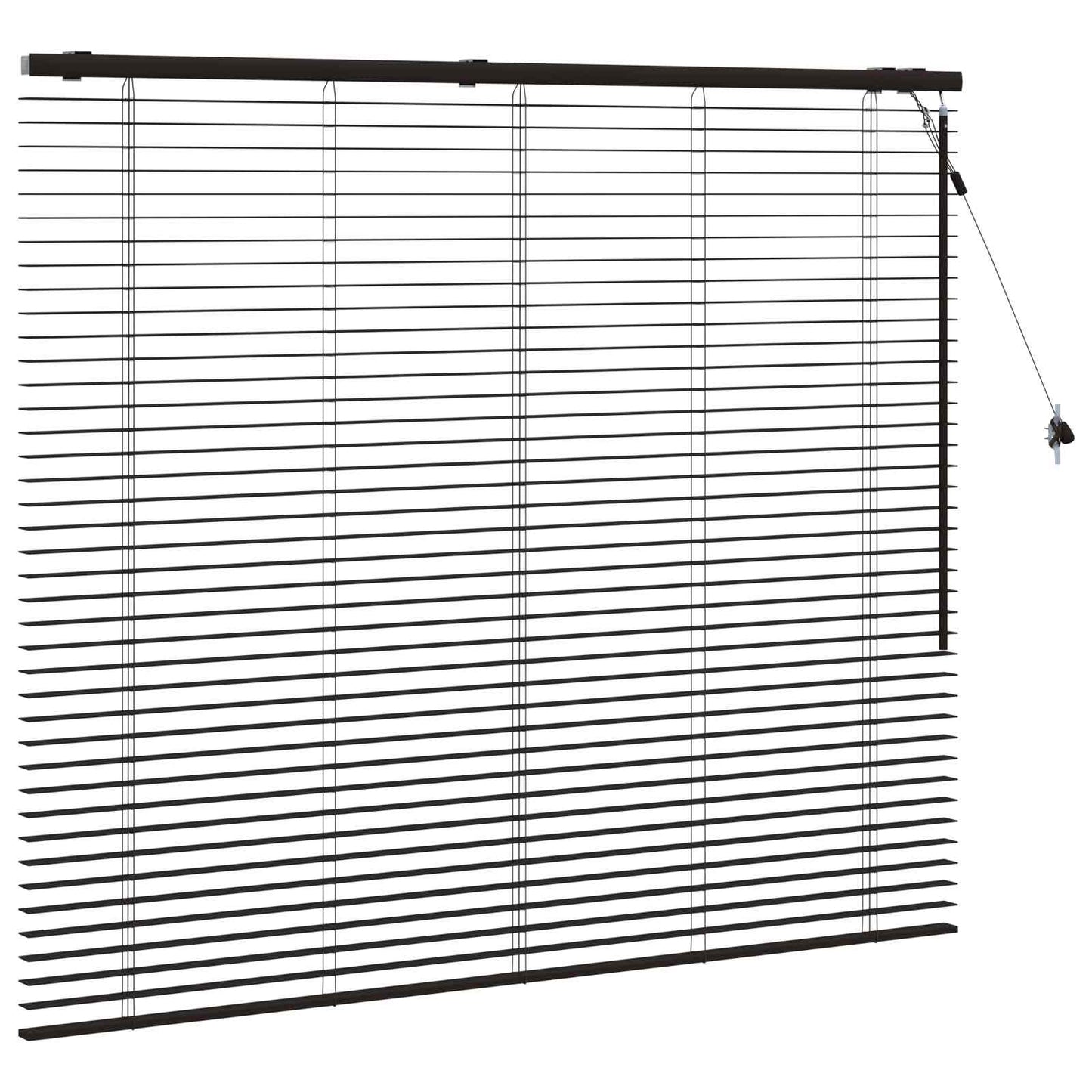 Venetiansk persienne Mørk brun 145 x 130 cm 35 mm