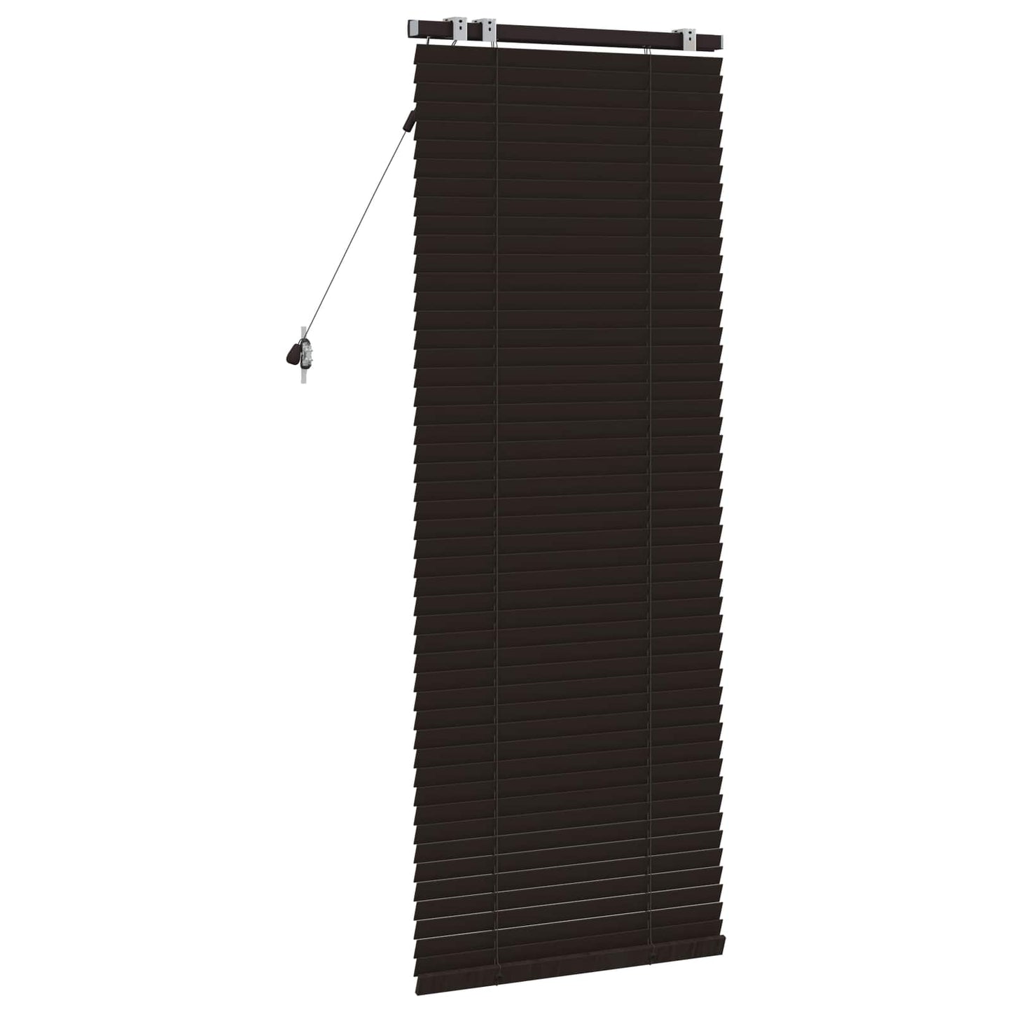 Venetiansk persienne Mørk brun 55 x 160 cm 35 mm