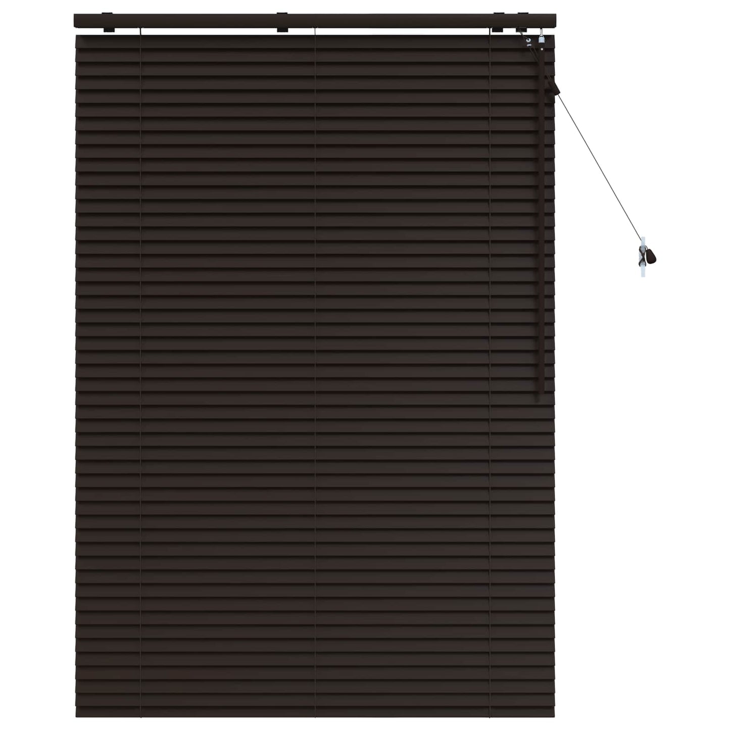 Venetiansk persienne Mørk brun 115 x 160 cm 35 mm