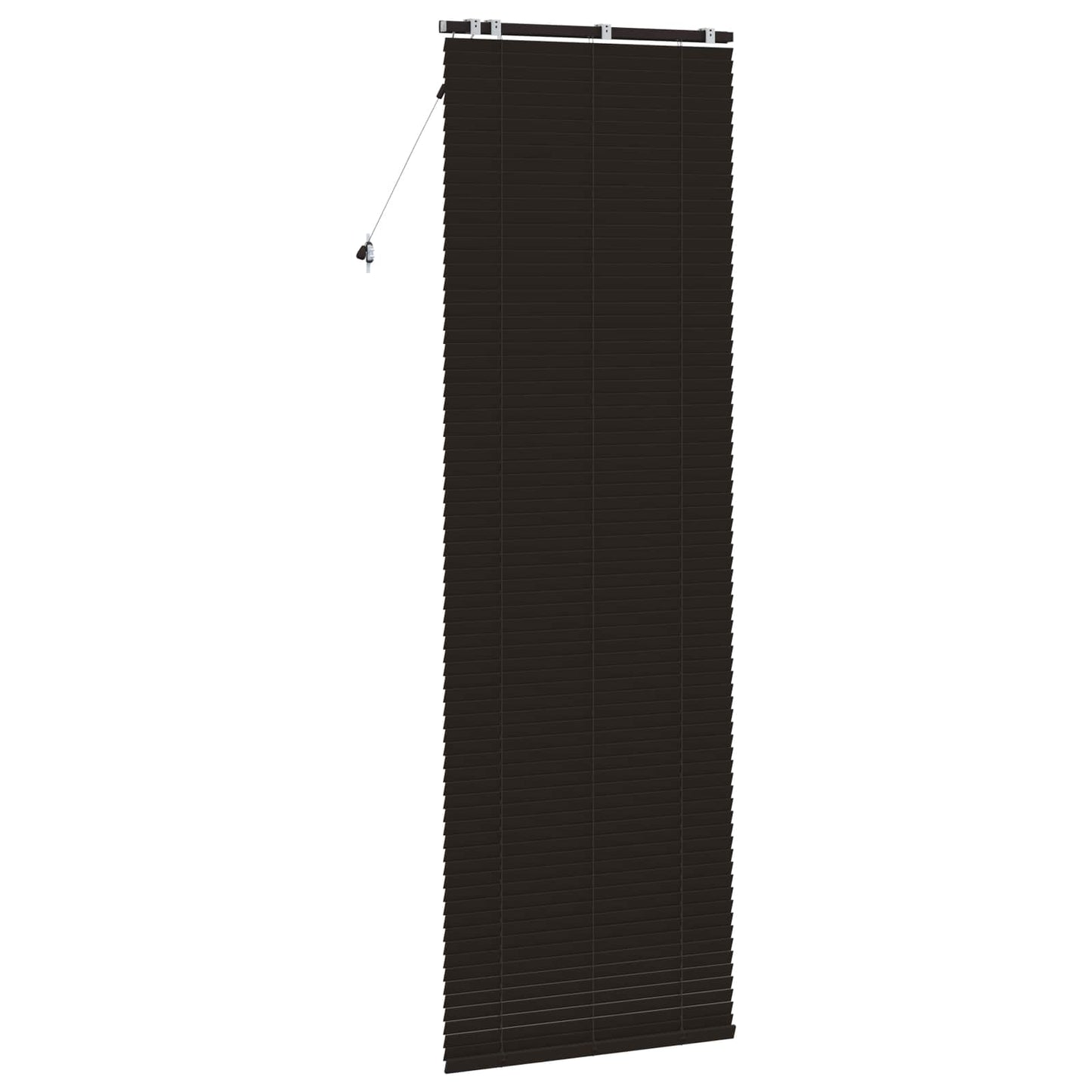Venetiansk persienne Mørk brun 75 x 250 cm 35 mm