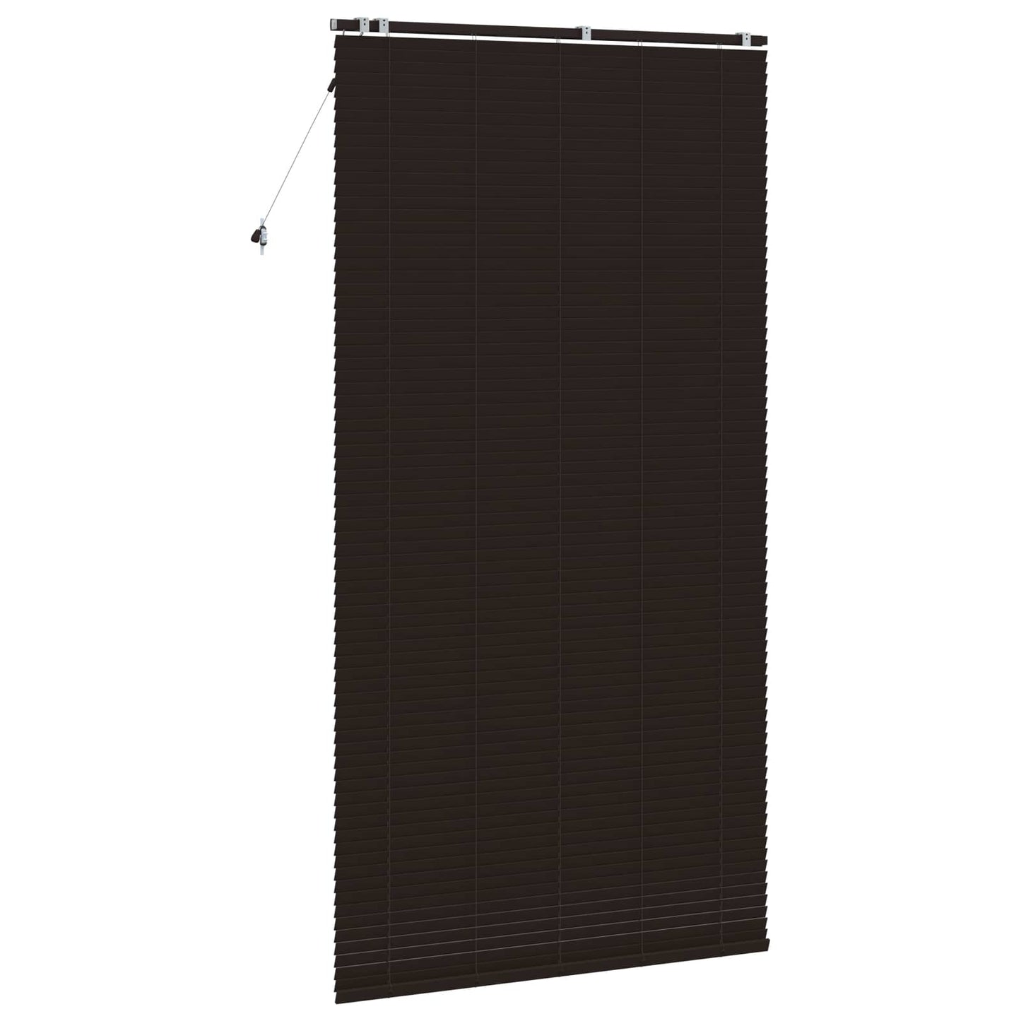 Venetiansk persienne Mørk brun 140 x 250 cm 35 mm
