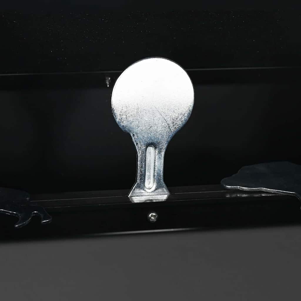 Kulefanger boks Svart 29 x 22 x 20 cm Stål