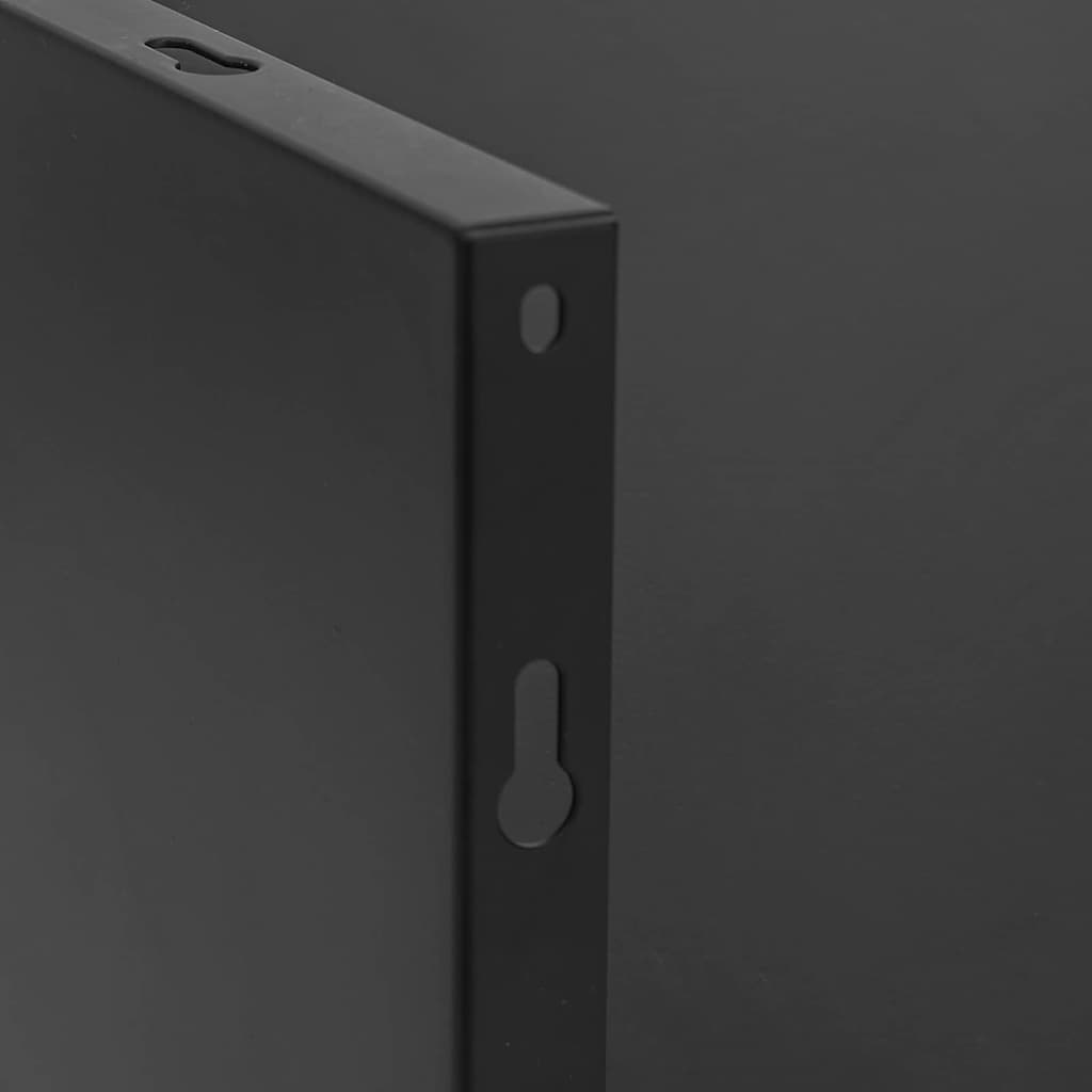 Kulefanger boks Svart 29 x 22 x 20 cm Stål