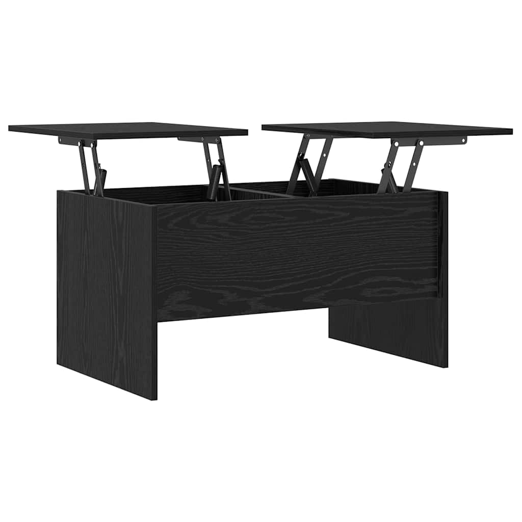 Kaffebord Svart Eik 102 x 50,5 x 46,5 cm Konstruert tre