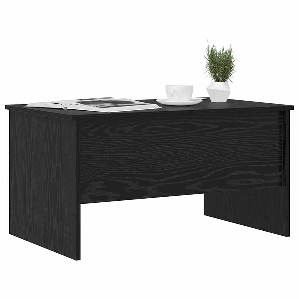 Kaffebord Svart Eik 102 x 50,5 x 46,5 cm Konstruert tre