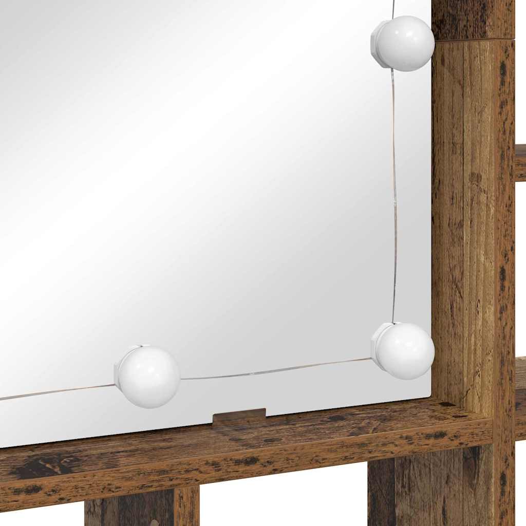 Speilskap Gammelt tre 91 x 15 x 76,5 cm Konstruert tre