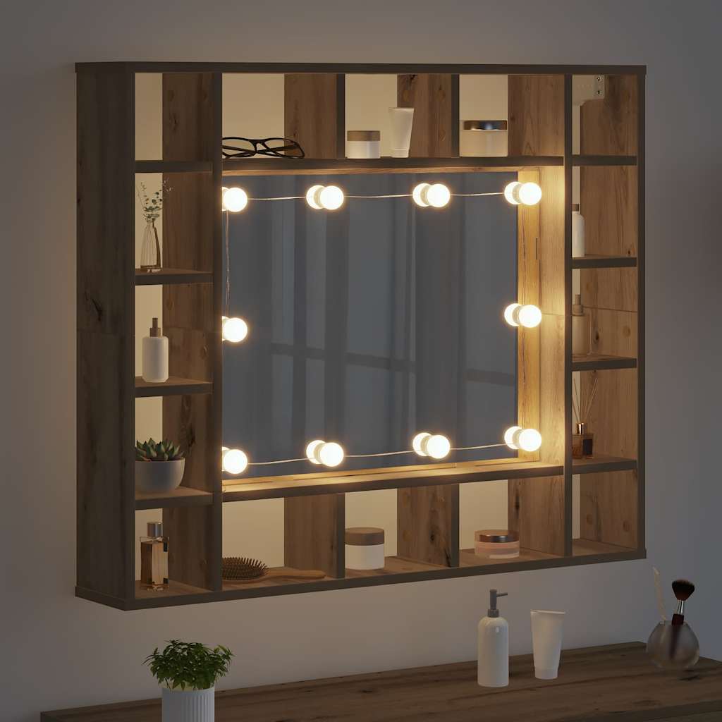 Speilskap Artisan Eik 91 x 15 x 76,5 cm Konstruert tre