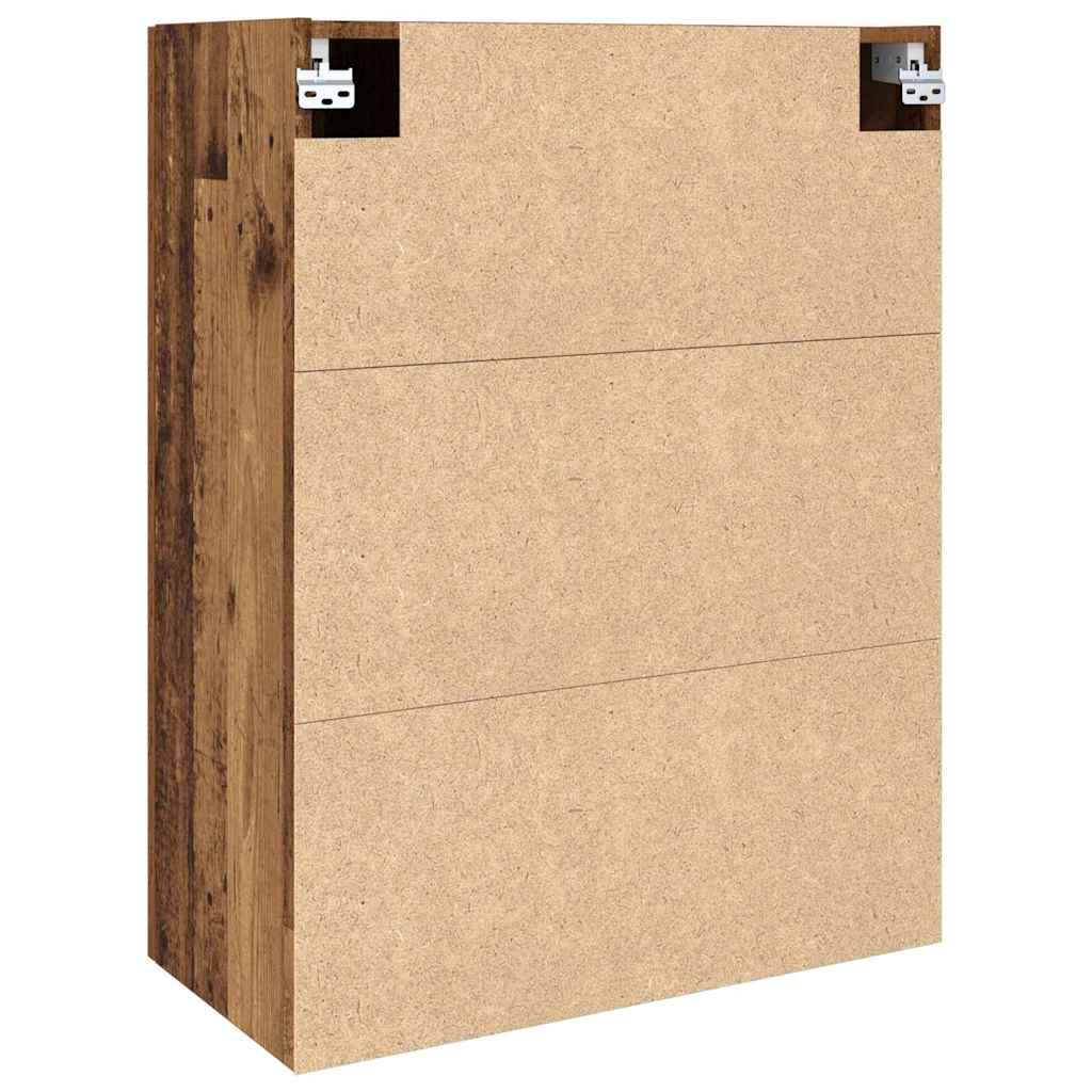 Veggskap Gammelt tre 69,5 x 34 x 90 cm Konstruert tre