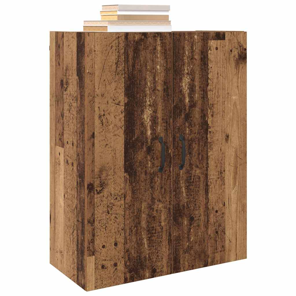 Veggskap Gammelt tre 69,5 x 34 x 90 cm Konstruert tre
