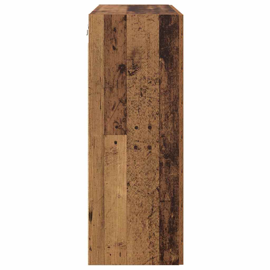 Veggskap Gammelt tre 69,5 x 34 x 90 cm Konstruert tre
