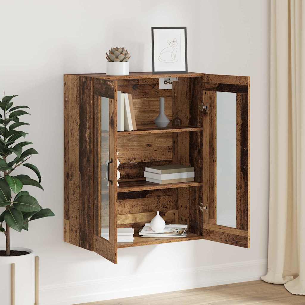 Hengende Veggskap Brun 69.5 x 34 x 90 cm Konstruert tre vidaXL