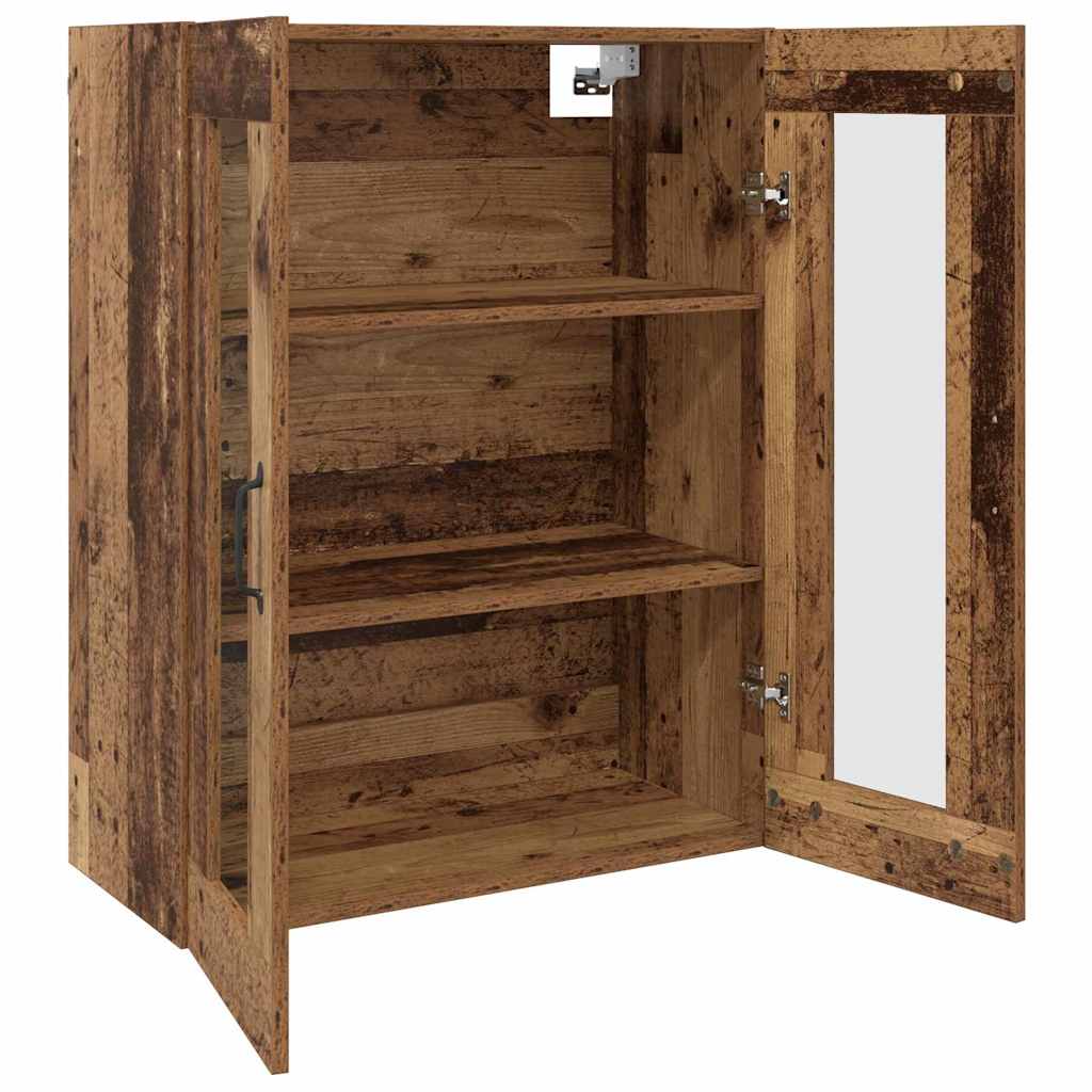 Hengende Veggskap Brun 69.5 x 34 x 90 cm Konstruert tre vidaXL