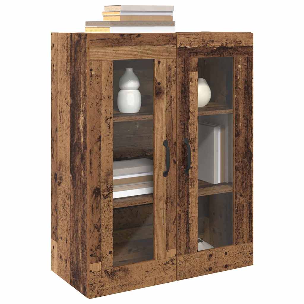 Hengende Veggskap Brun 69.5 x 34 x 90 cm Konstruert tre vidaXL