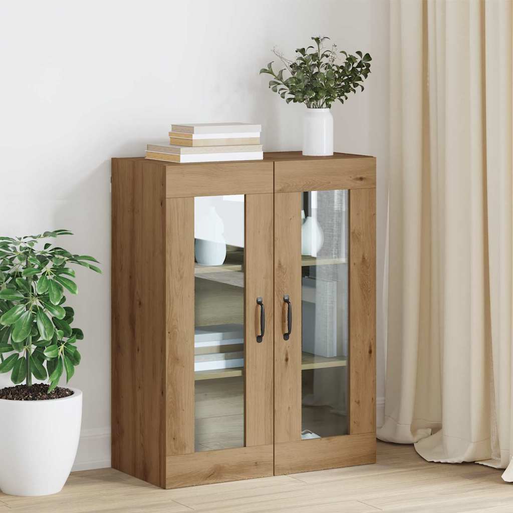 Hengende Veggskap Brun 69.5 x 34 x 90 cm Konstruert tre vidaXL