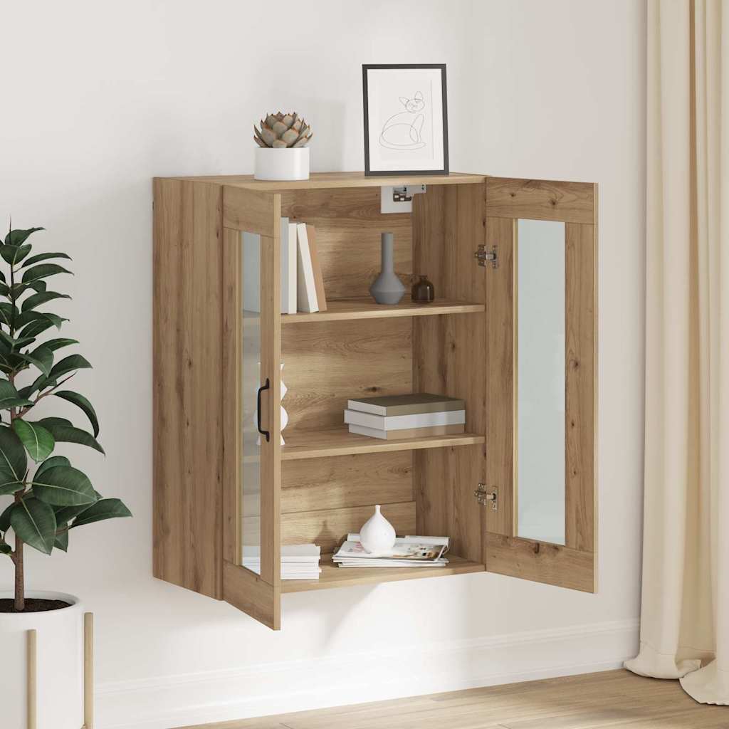 Hengende Veggskap Brun 69.5 x 34 x 90 cm Konstruert tre vidaXL