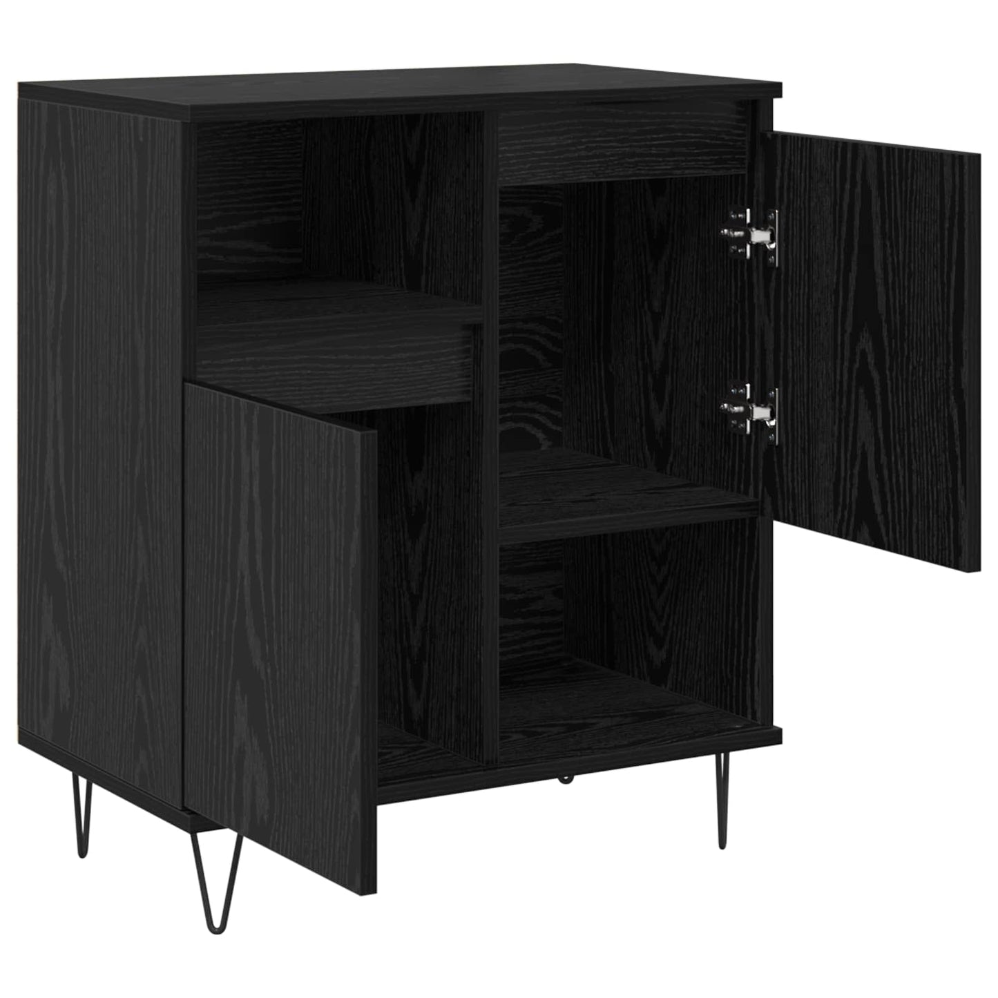 Serviesskap Svart Eik 60 x 35 x 70 cm