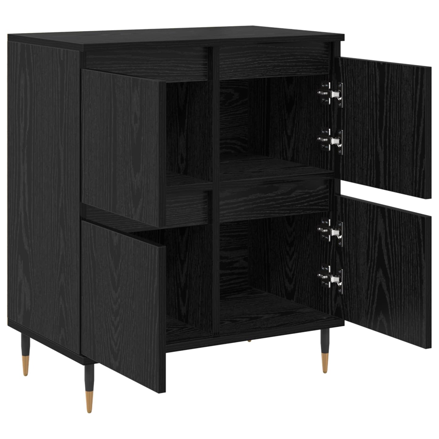 Serviesskap Svart Eik 60 x 35 x 70 cm