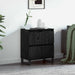 Serviesskap Svart Eik 60 x 35 x 70 cm