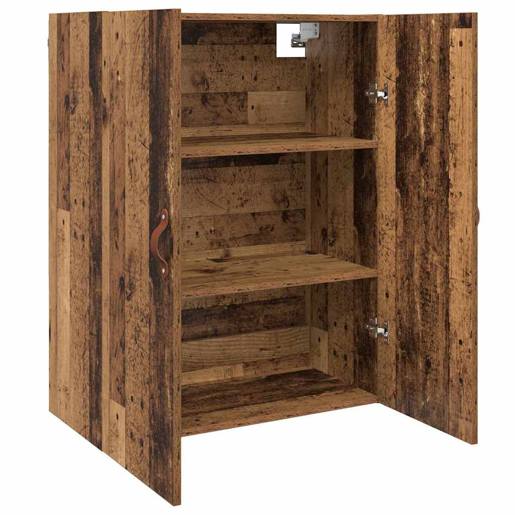 Veggskap Gammelt tre 69,5 x 34 x 90 cm Konstruert tre