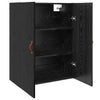 Veggskap Svart 69.5 x 34 x 90 cm Konstruert tre