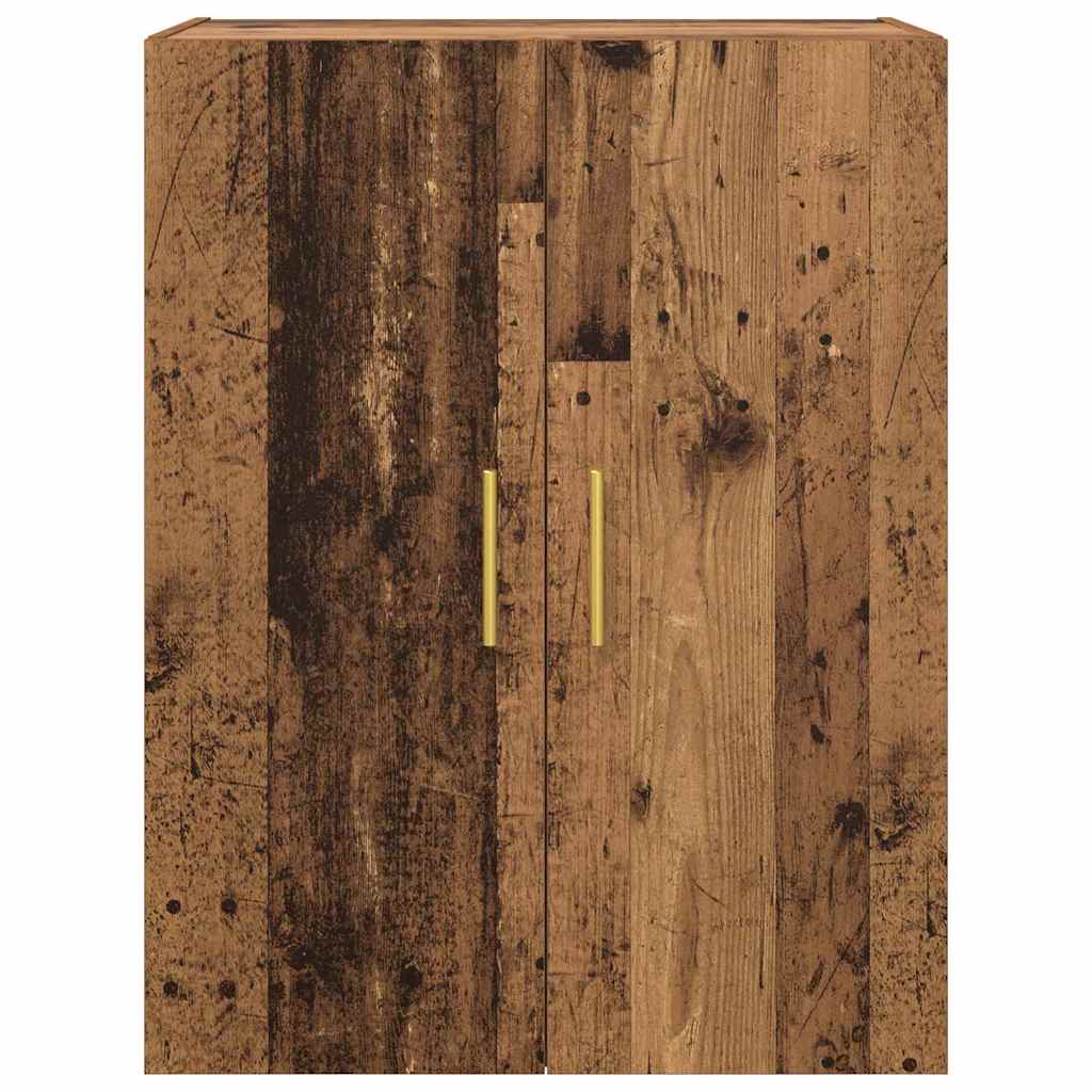 Veggskap Veggmontert Brun 69.5 x 34 x 90 cm Konstruert tre