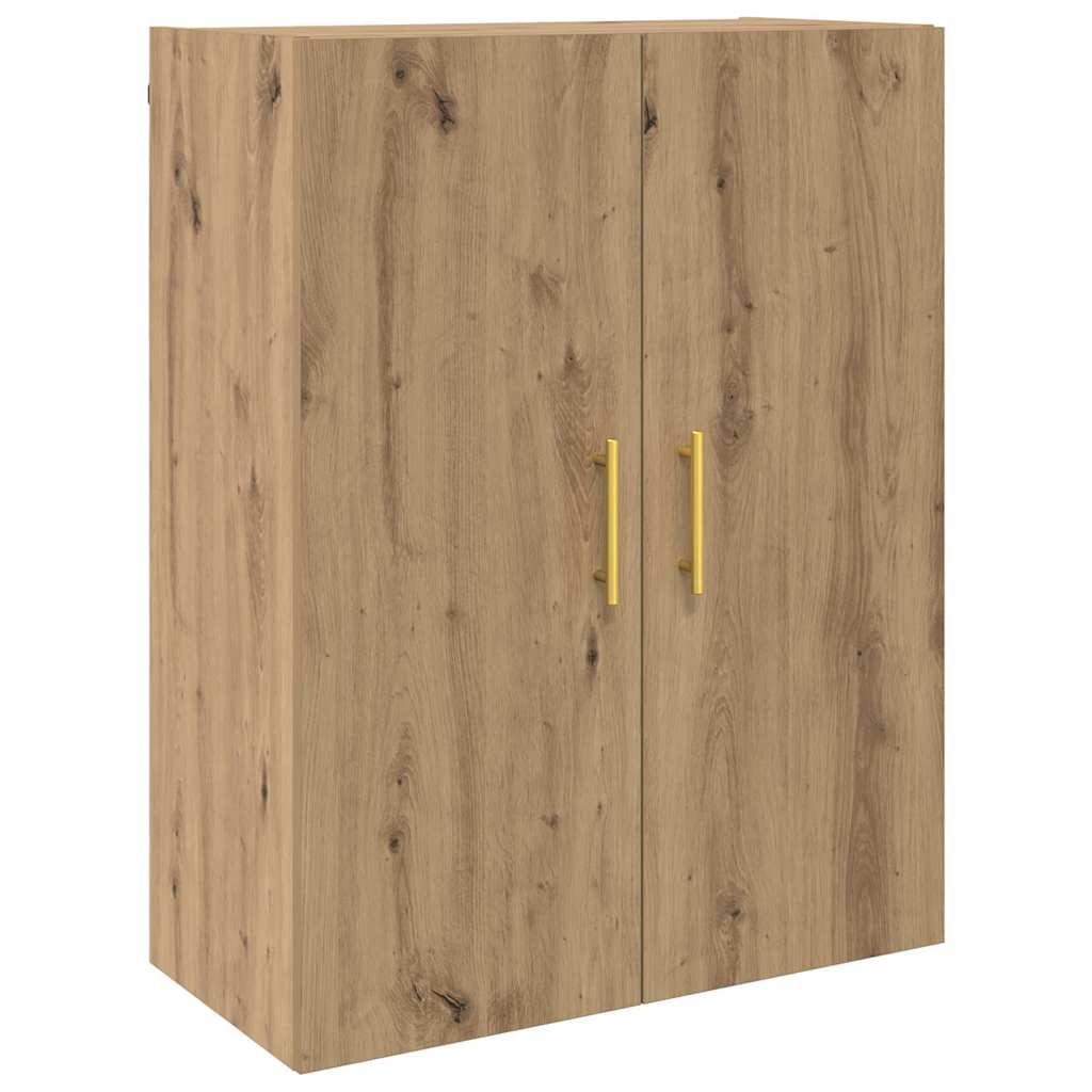 Veggskap Veggmontert Brun 69.5 x 34 x 90 cm Konstruert tre