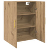 Veggskap Veggmontert Brun 69.5 x 34 x 90 cm Konstruert tre