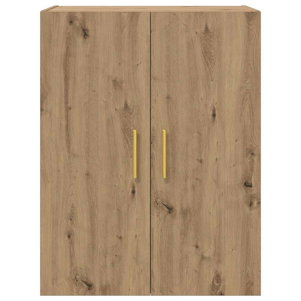 Veggskap Veggmontert Brun 69.5 x 34 x 90 cm Konstruert tre