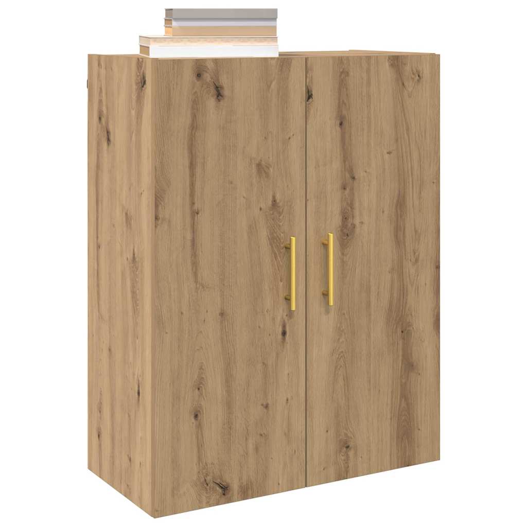 Veggskap Veggmontert Brun 69.5 x 34 x 90 cm Konstruert tre