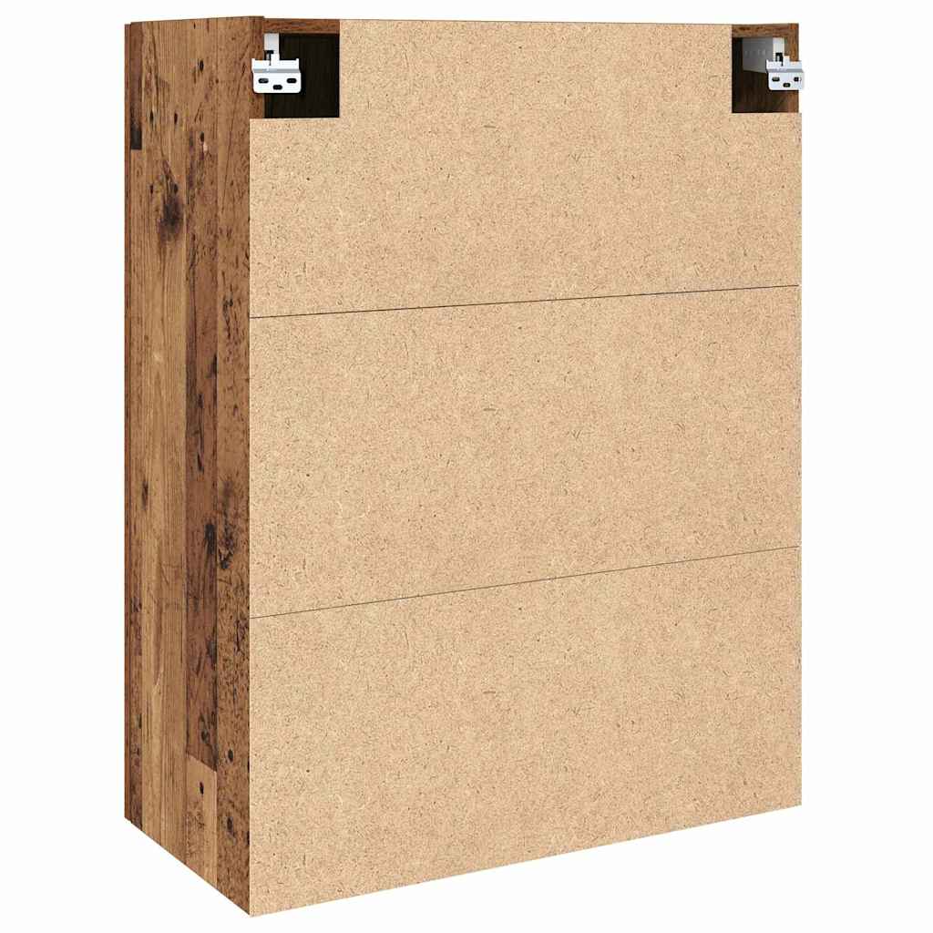 Veggskap Gammelt tre 69,5 x 34 x 90 cm Konstruert tre