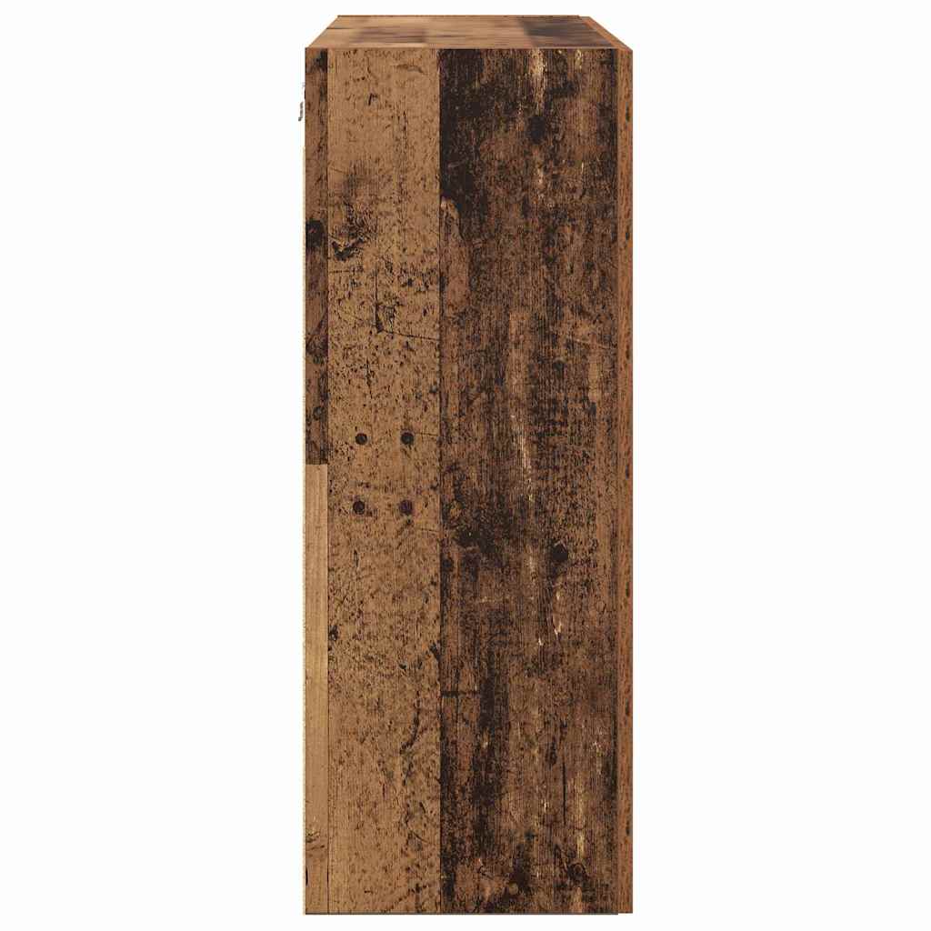 Veggskap Gammelt tre 69,5 x 34 x 90 cm Konstruert tre