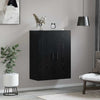 Veggskap Svart eik 69.5 x 34 x 90 cm Konstruert tre