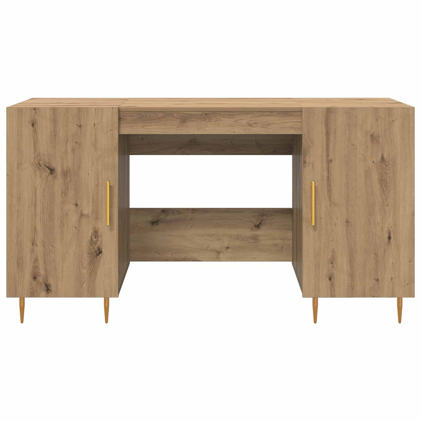 Skrivebord artisan eik Konstruert tre 140 x 50 x 75 cm