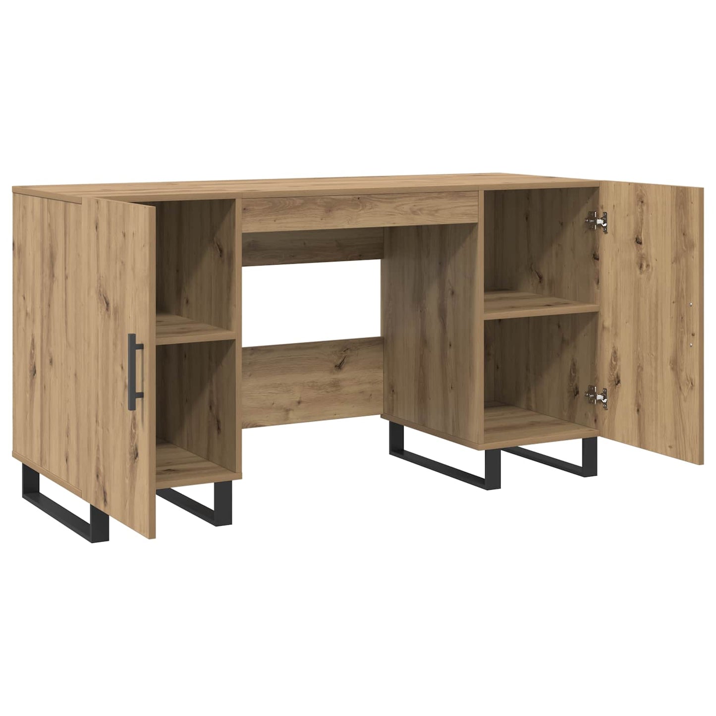 Skrivebord artisan eik Konstruert tre 140 x 50 x 75 cm